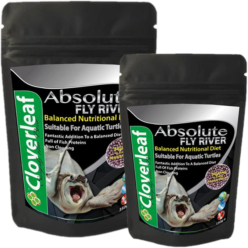 Cloverleaf Absolute 39% High Protein Sinking Fly River Turtle Pellets Food 150g