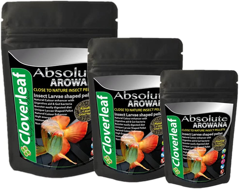 Cloverleaf Absolute 45% High Protein Floating Arowana Insect Pellet Food 350g